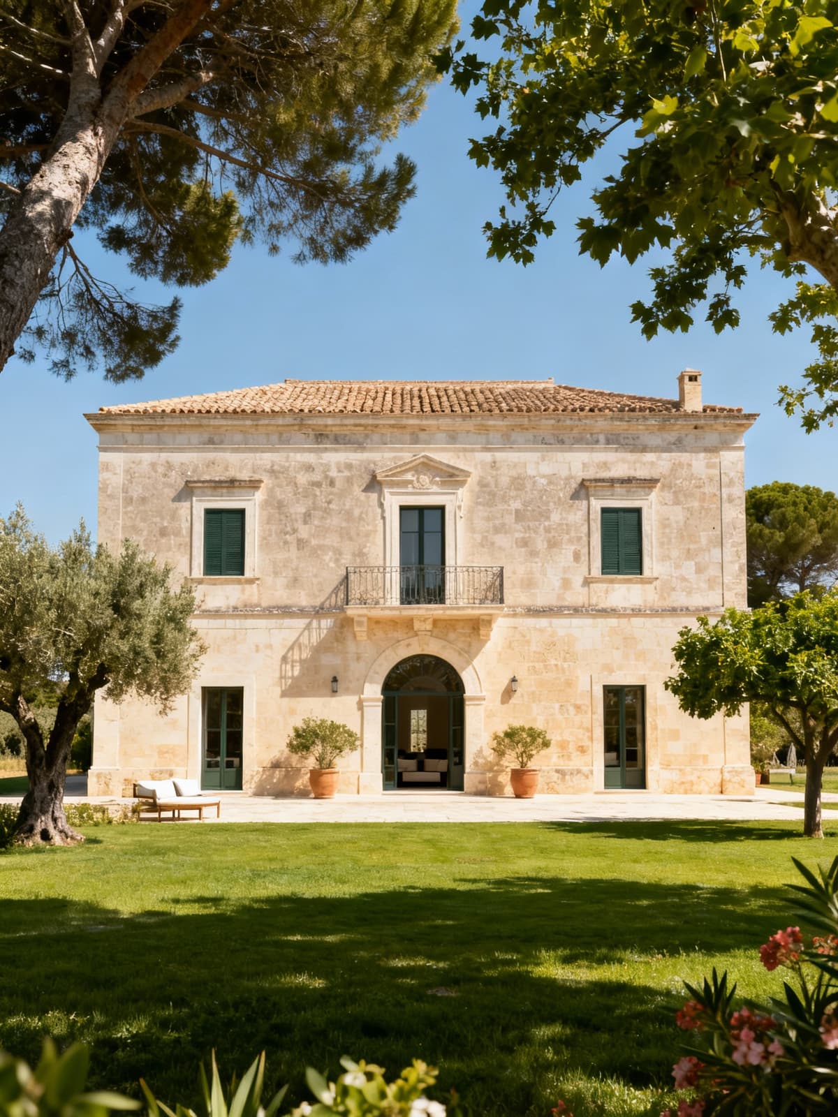 Charming farmhouses in the Salento countryside near Lecce, showcasing natural beauty and authentic architectural details.