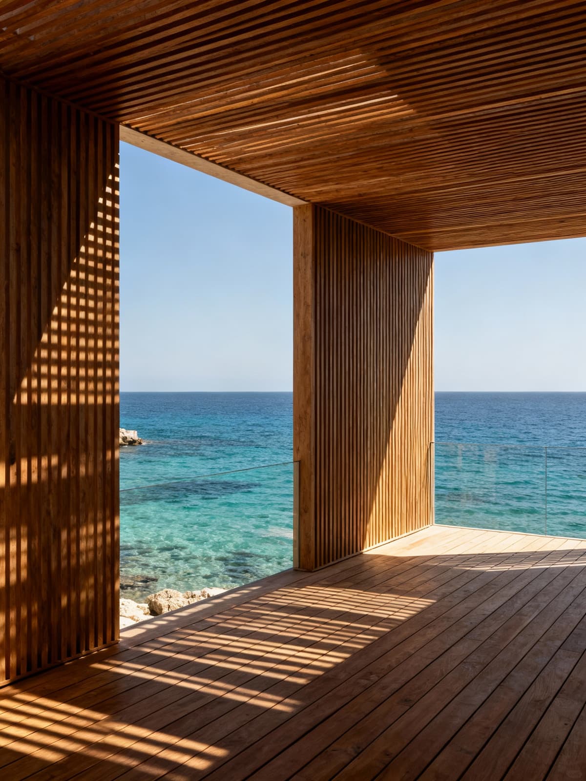 Exclusive seaside hotels in Syracuse feature elegant design, wooden terraces with stunning views, and warm local materials.