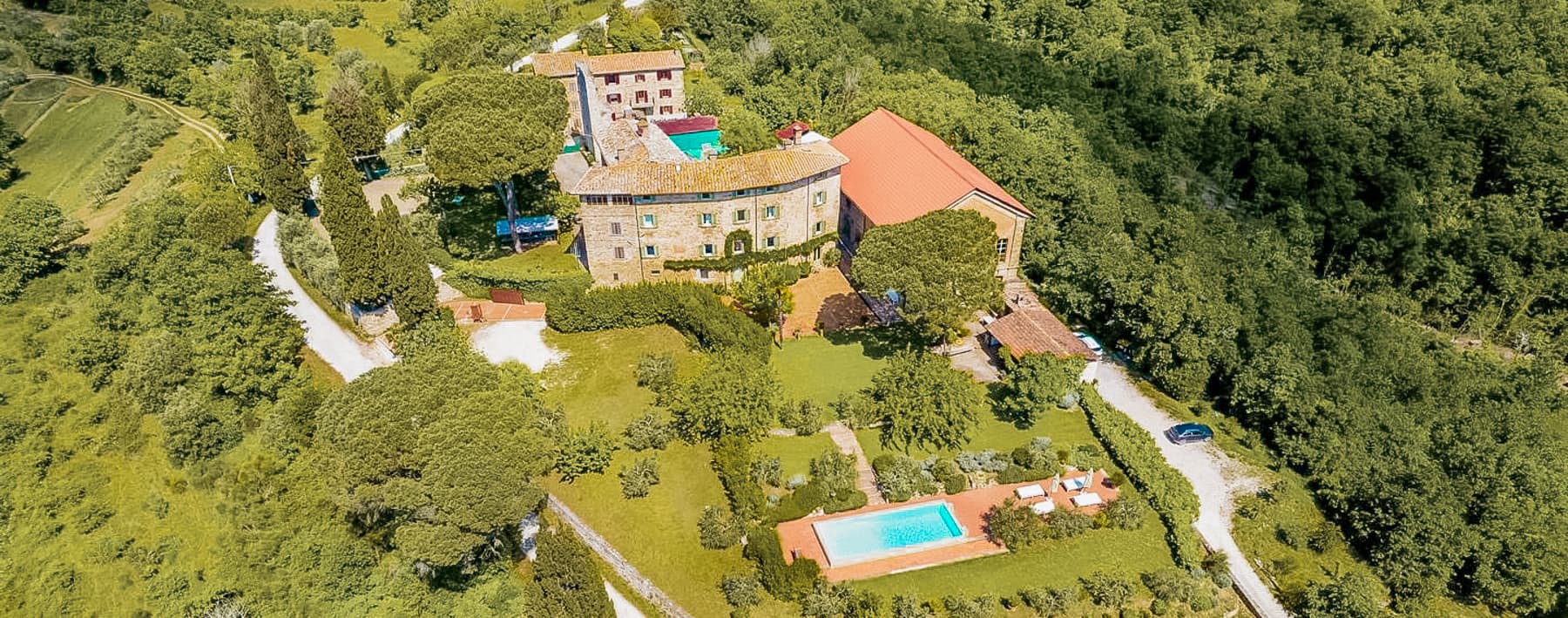 Villa storica con giardino e piscina a Cortona, Toscana