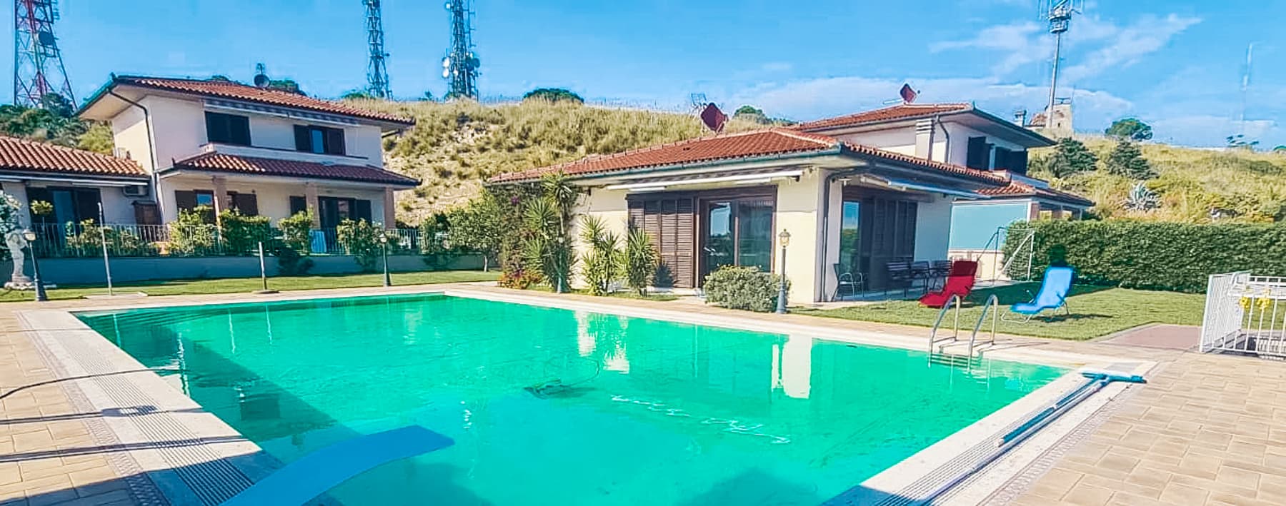 Villa with Panoramic Sea View in Tuscany, Piombino