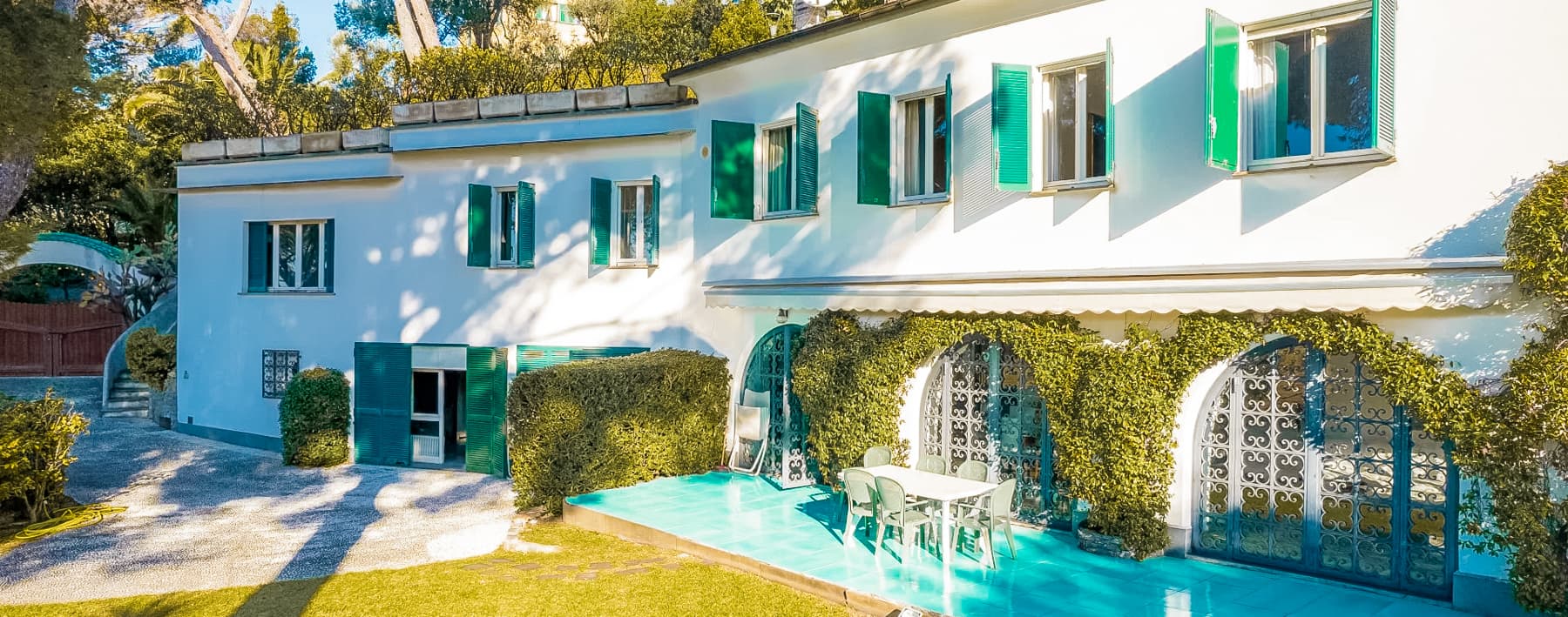 Villa con Giardino e Vista Mare a Recco, Riviera Ligure