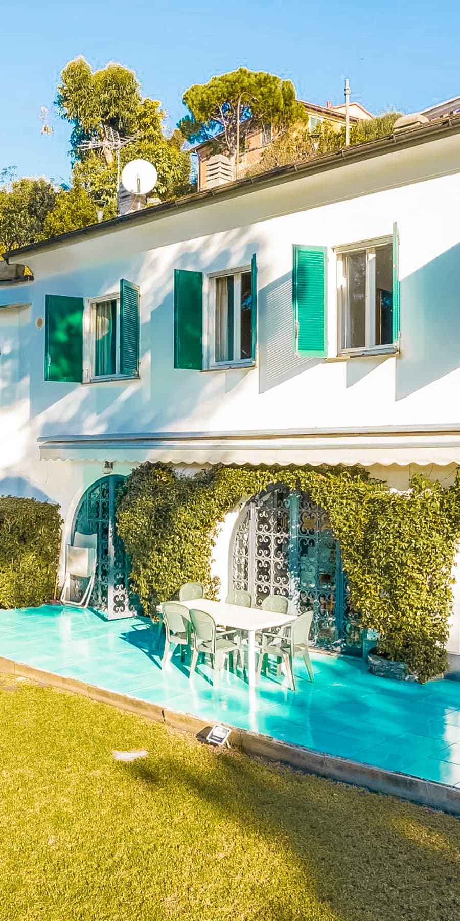 Villa con Giardino e Vista Mare a Recco, Riviera Ligure