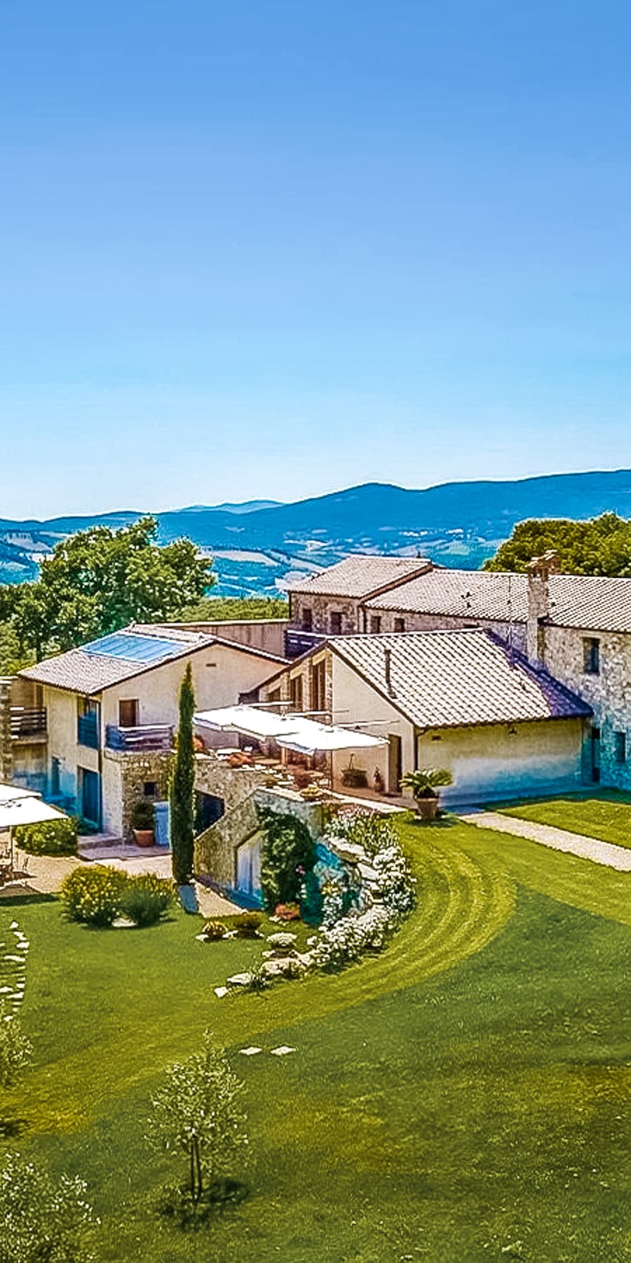 Villa panoramica a Cinigiano, cuore della Toscana