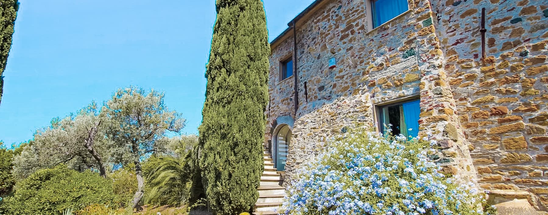 Stone Villa Overlooking Sea in Bonassola, Cinque Terre