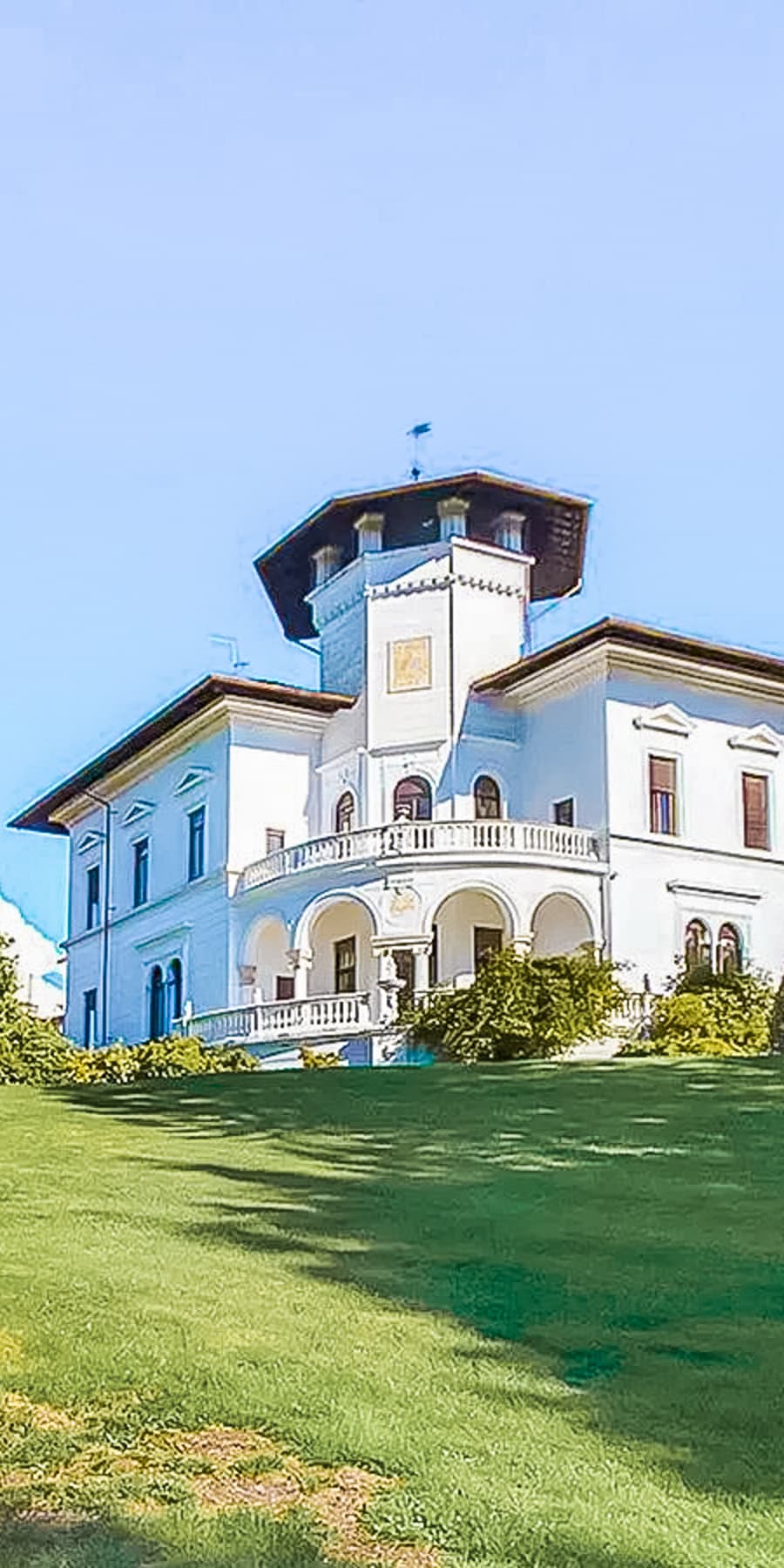 Villa Liberty con Parco e Vista Alpi a Biella