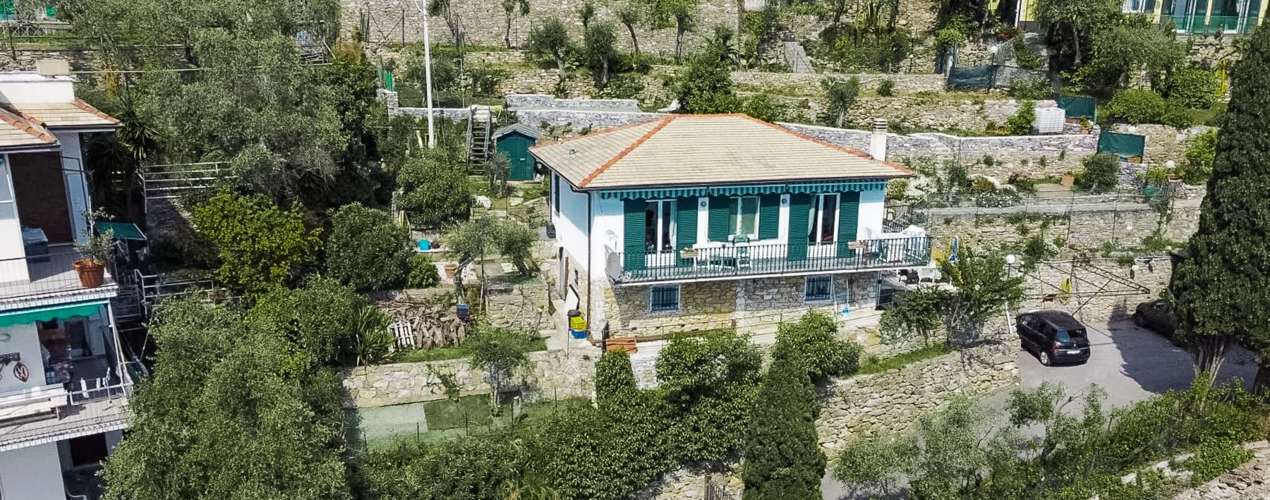 Villa con vista Portofino a Chiavari, 120 mq di charme