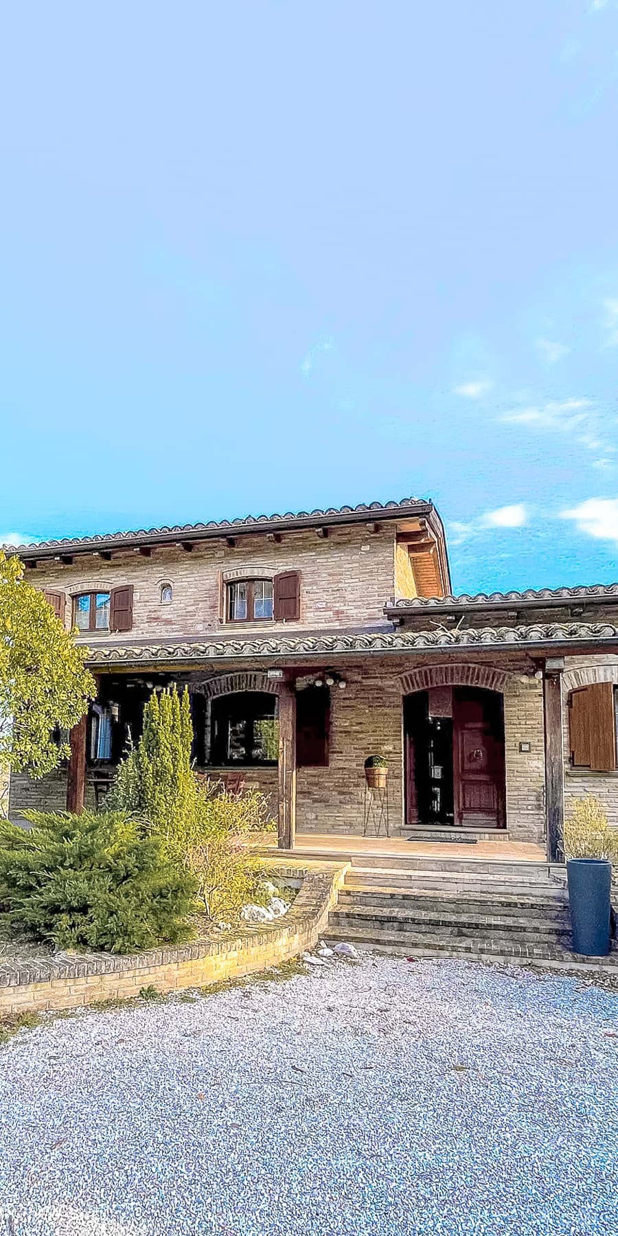 Villa con piscina e vista montagne a Cagli, Marche