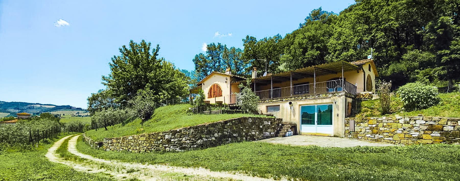 Casale con vista mozzafiato a Greve in Chianti, Toscana