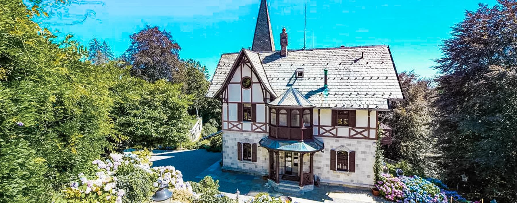 Villa storica a Brunate, vista sul Lago di Como