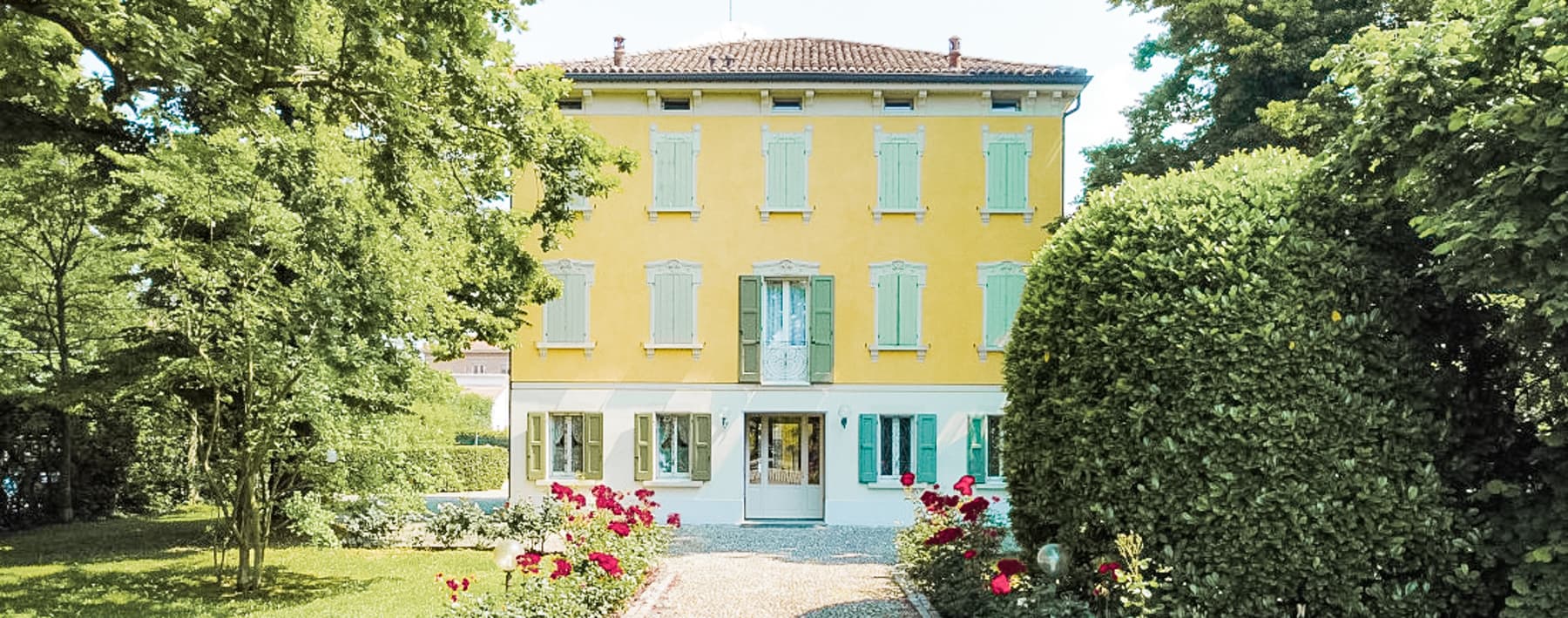 Villa d'epoca con parco a Correggio