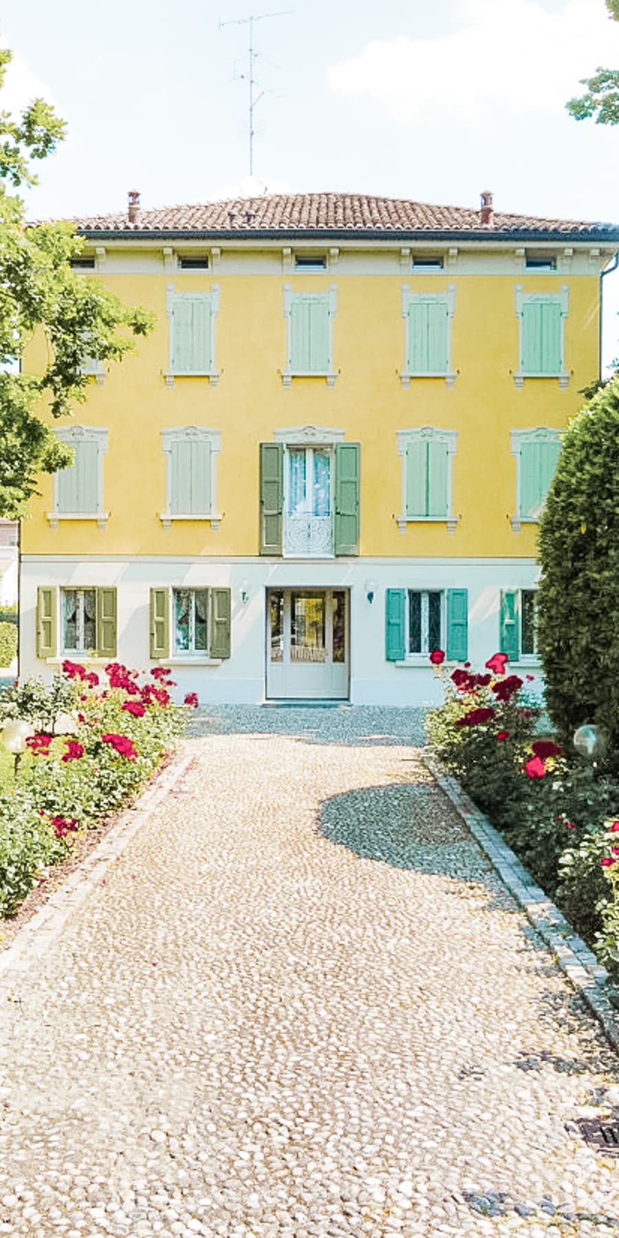 Villa d'epoca con parco a Correggio