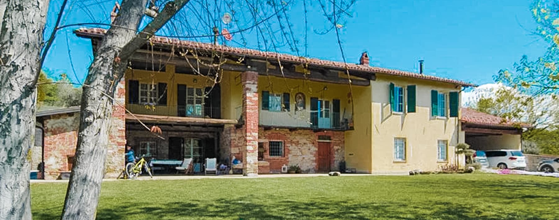 Casale panoramico a Briaglia, vista lago e colline