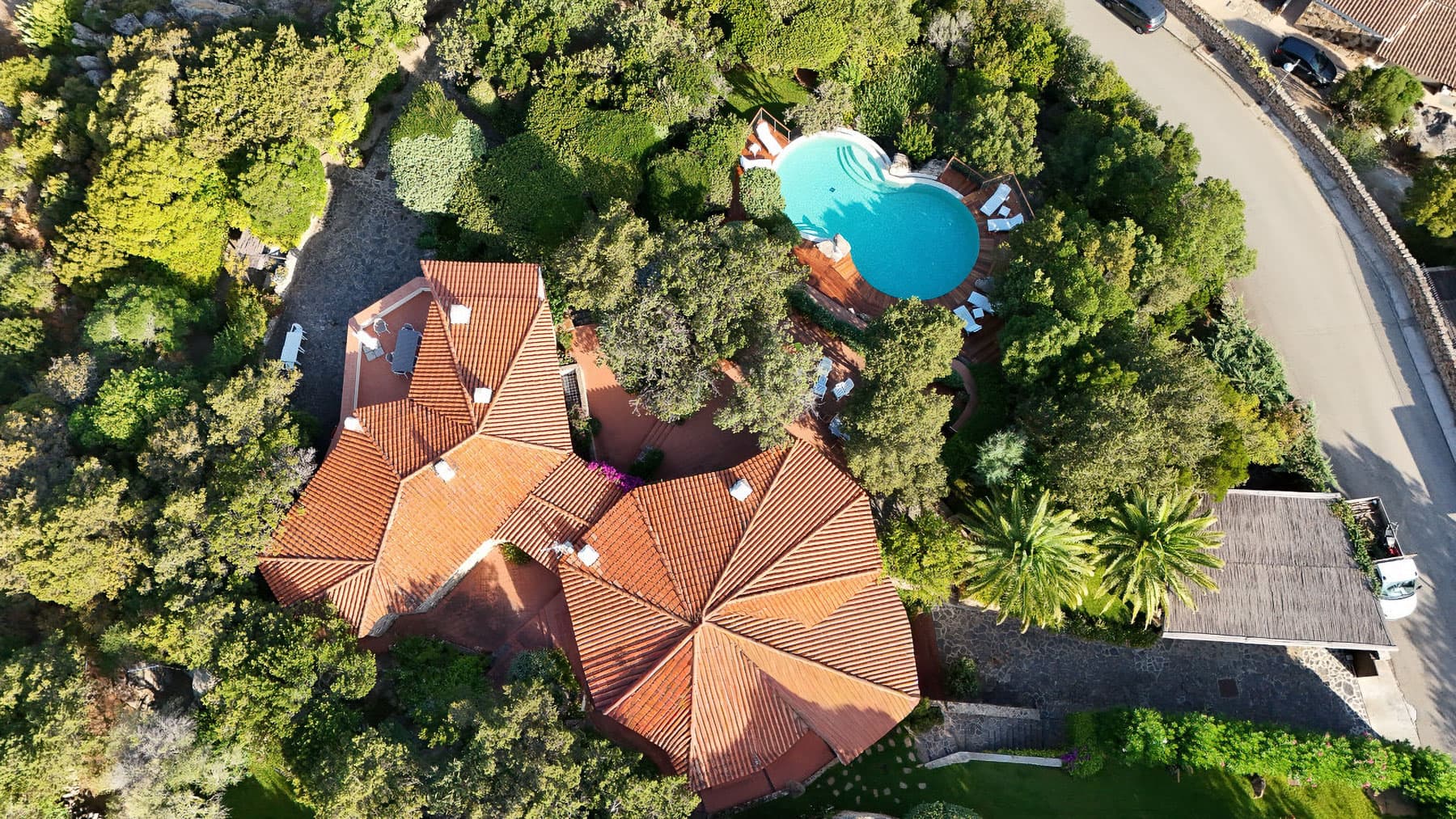 Villa panoramica ad Arzachena, Sardegna con vista mare
