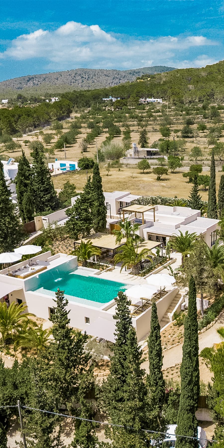 Villa esclusiva vista mare con piscina a Cala Jondal, Ibiza