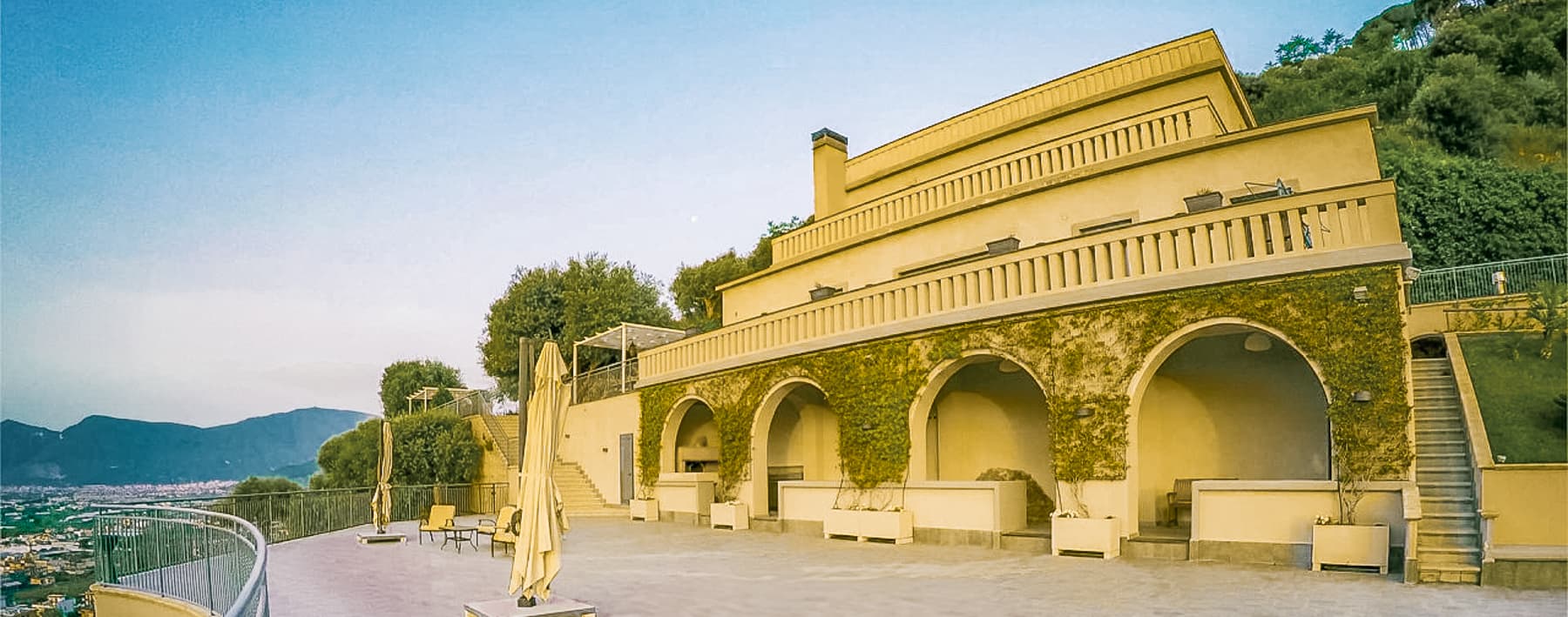 Villa panoramica su Vesuvio e Capri a Sarno