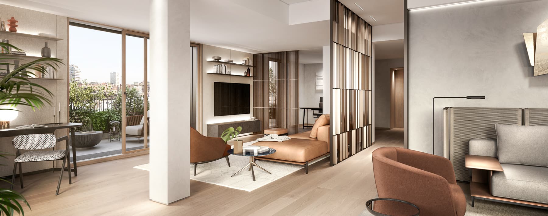 Appartamento con terrazzo panoramico nel cuore di Milano