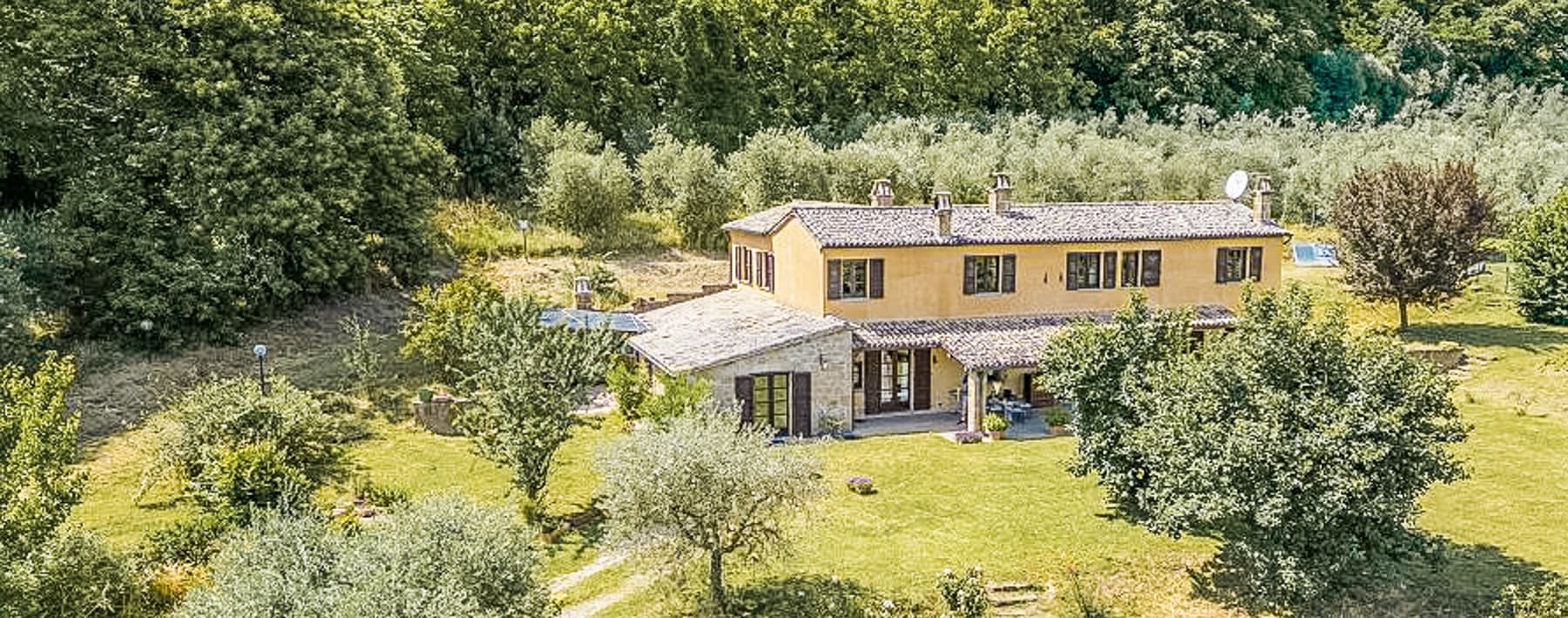 Villa panoramica nella campagna Umbra, vicino Orvieto