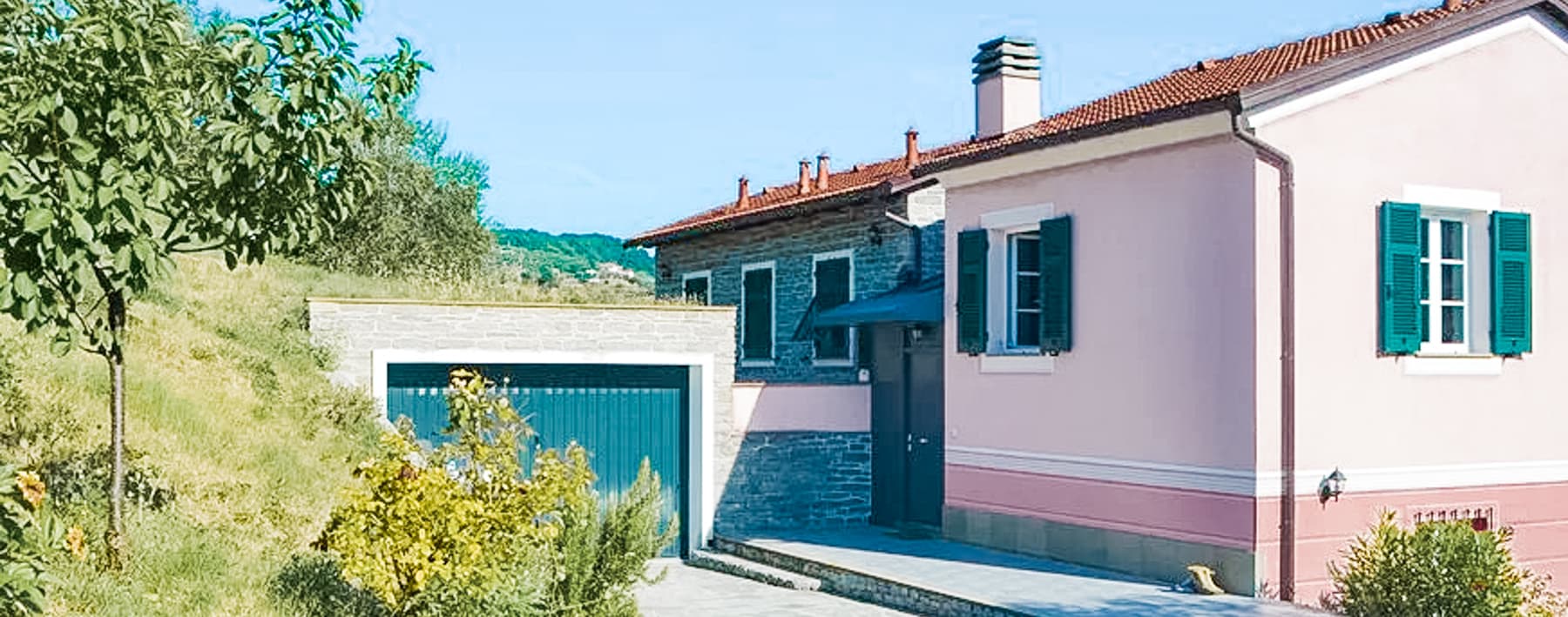 Villa a Leivi con giardino e vista mare spettacolare