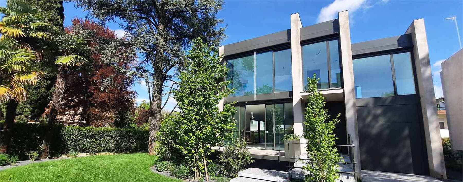 Villa moderna con giardino nel centro di Treviso