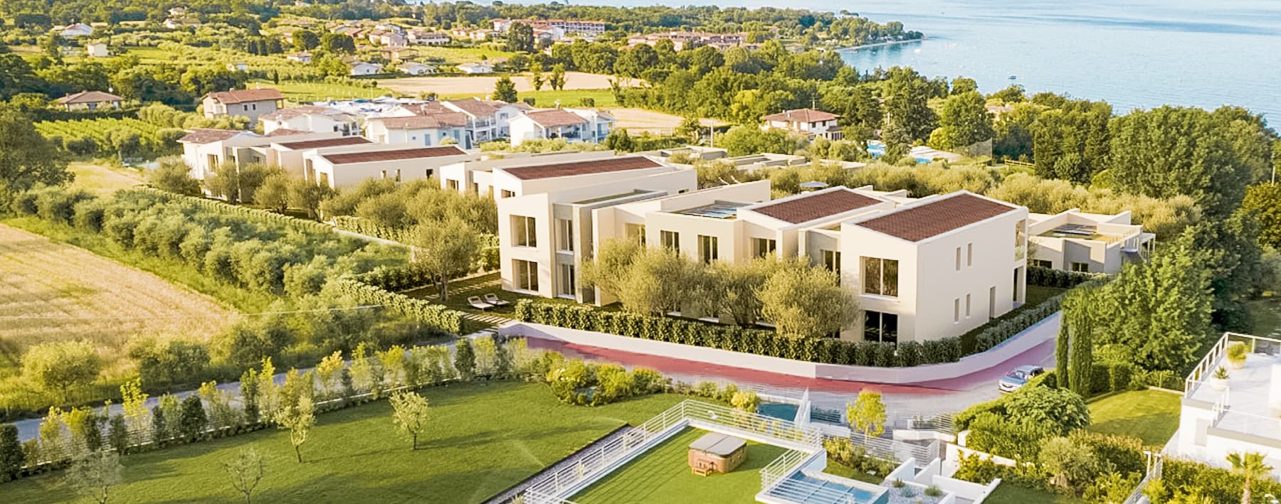 Villa esclusiva con giardino privato al Lago di Garda