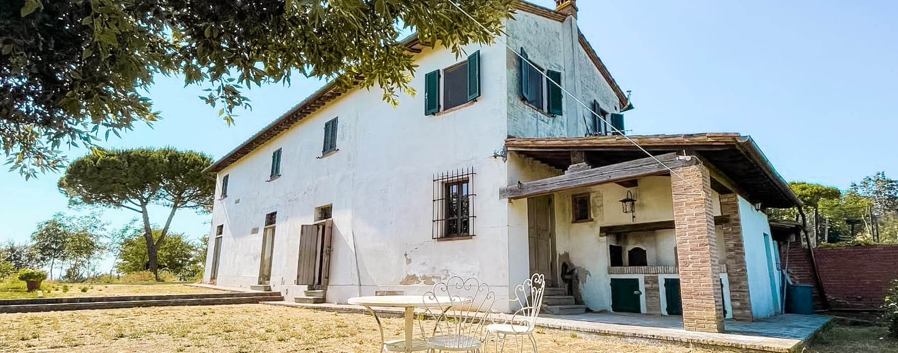 Casale panoramico in Toscana, San Miniato con oliveta