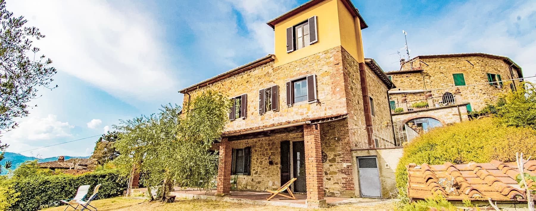 Casale in Toscana, Bucine: Vista e Storia Uniche