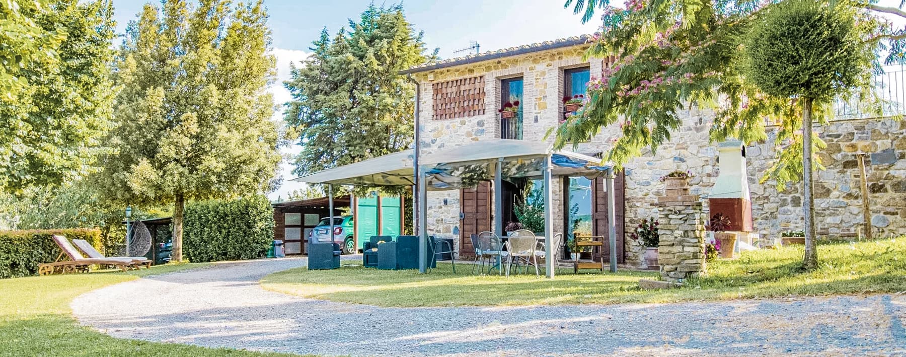 Casale ristrutturato con vista a Siena, cuore della Toscana