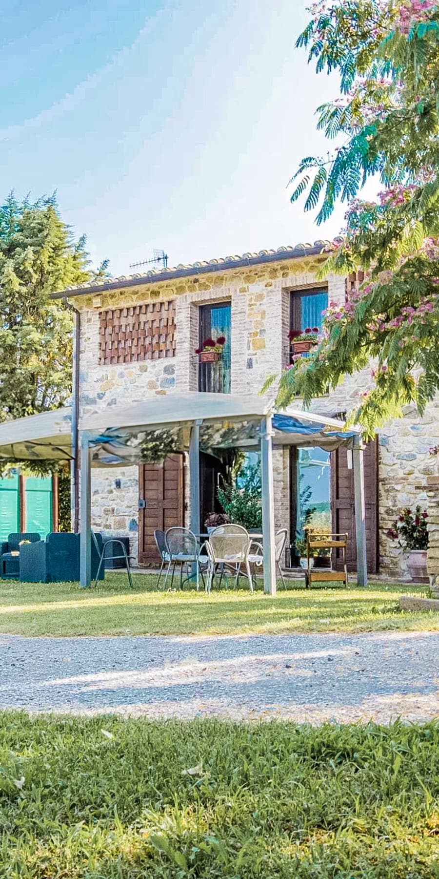Casale ristrutturato con vista a Siena, cuore della Toscana