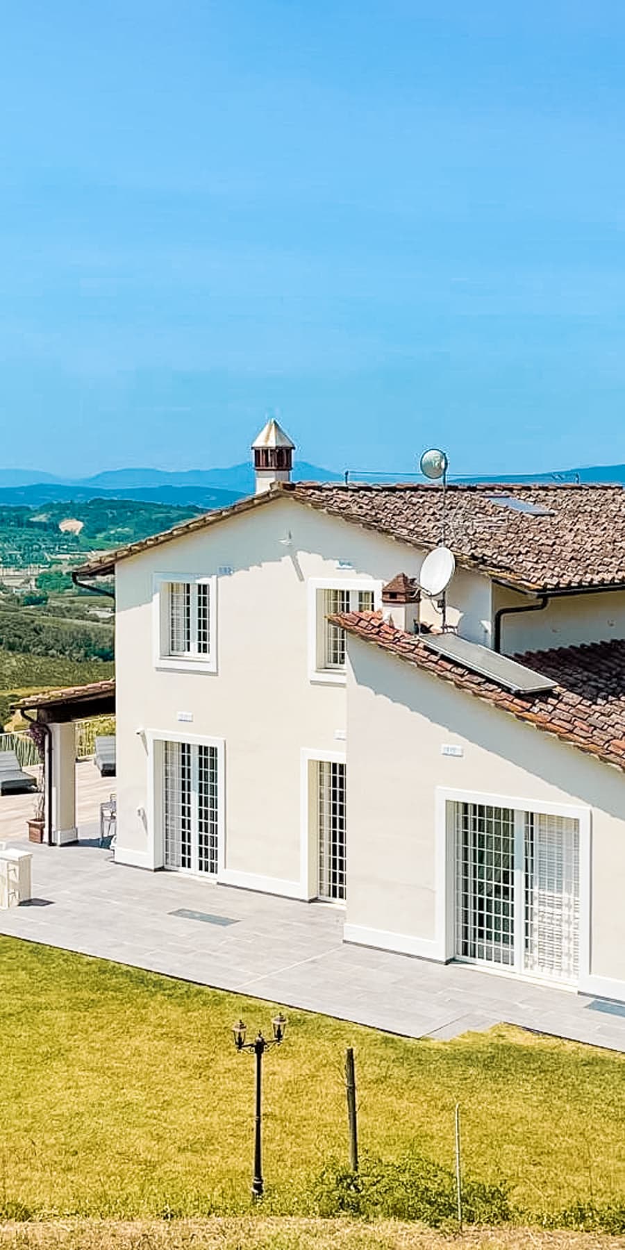 Villa con piscina panoramica in Toscana, a San Miniato
