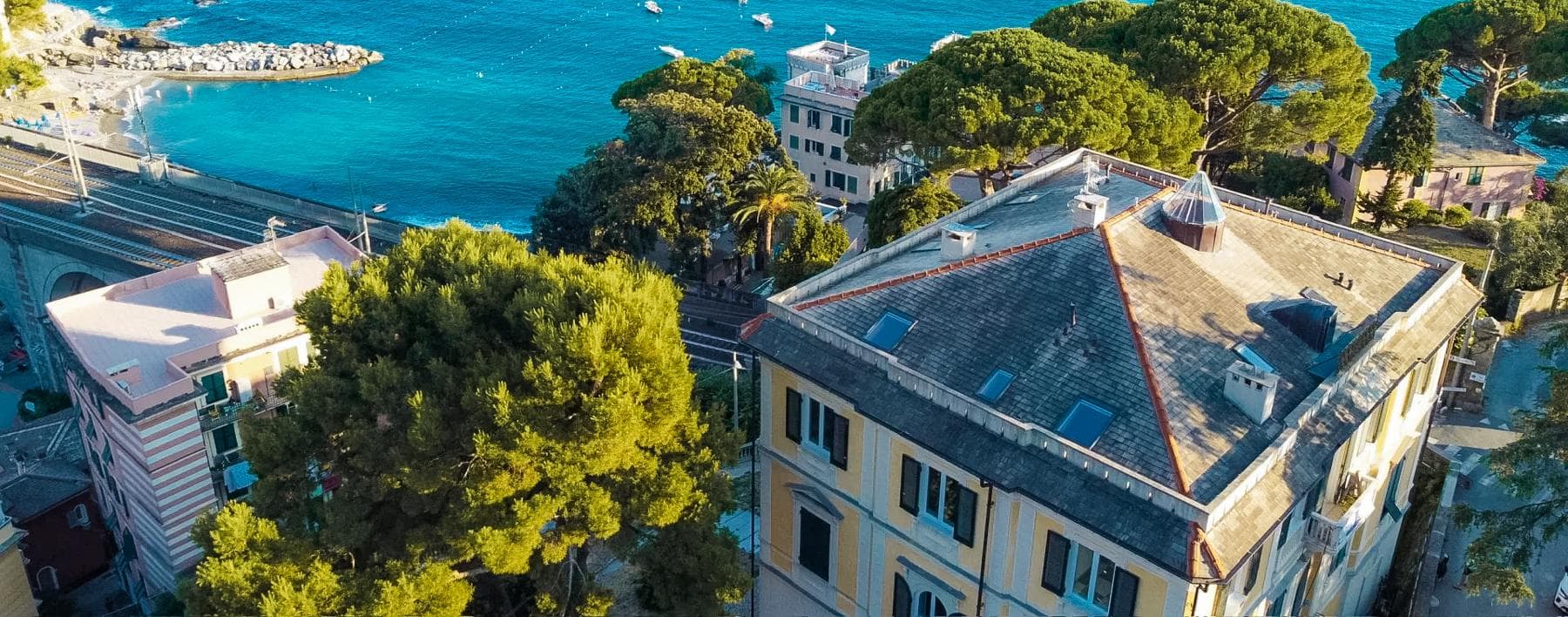 Appartamento vista mare a Zoagli, vicino Portofino