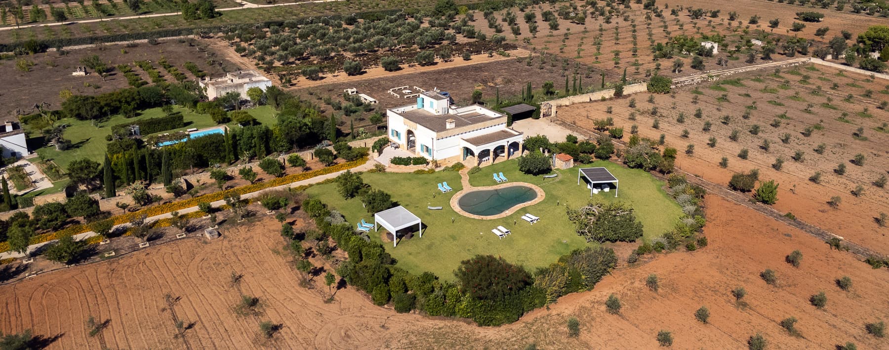 Villa elegante con giardino e piscina ad Alezio, Puglia