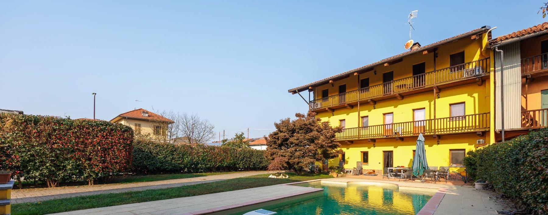 Palace with Pool in Cascinette d'Ivrea, Piedmont