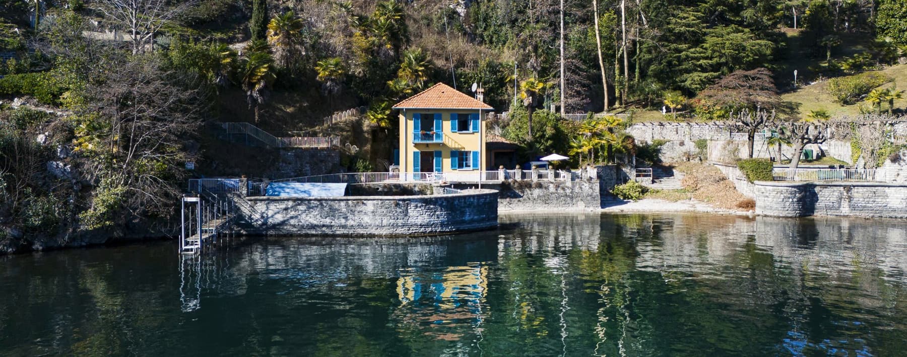 Villa romantica a Bellagio con darsena sul Lago di Como