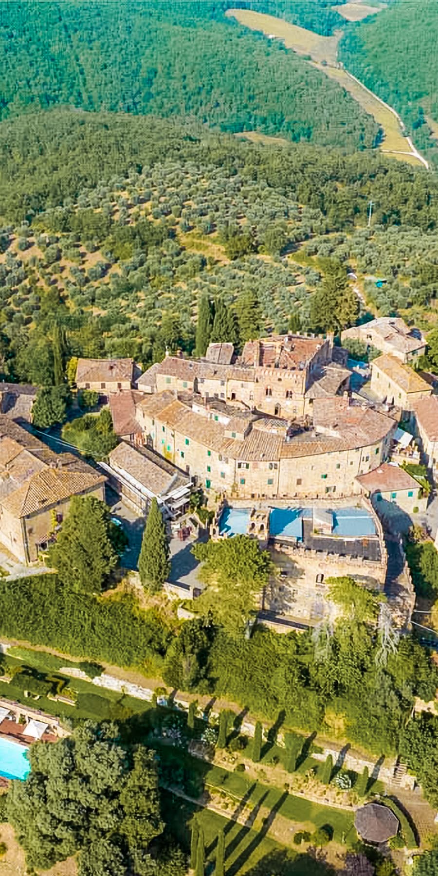 Majestic Castle in Chianti, Tuscany