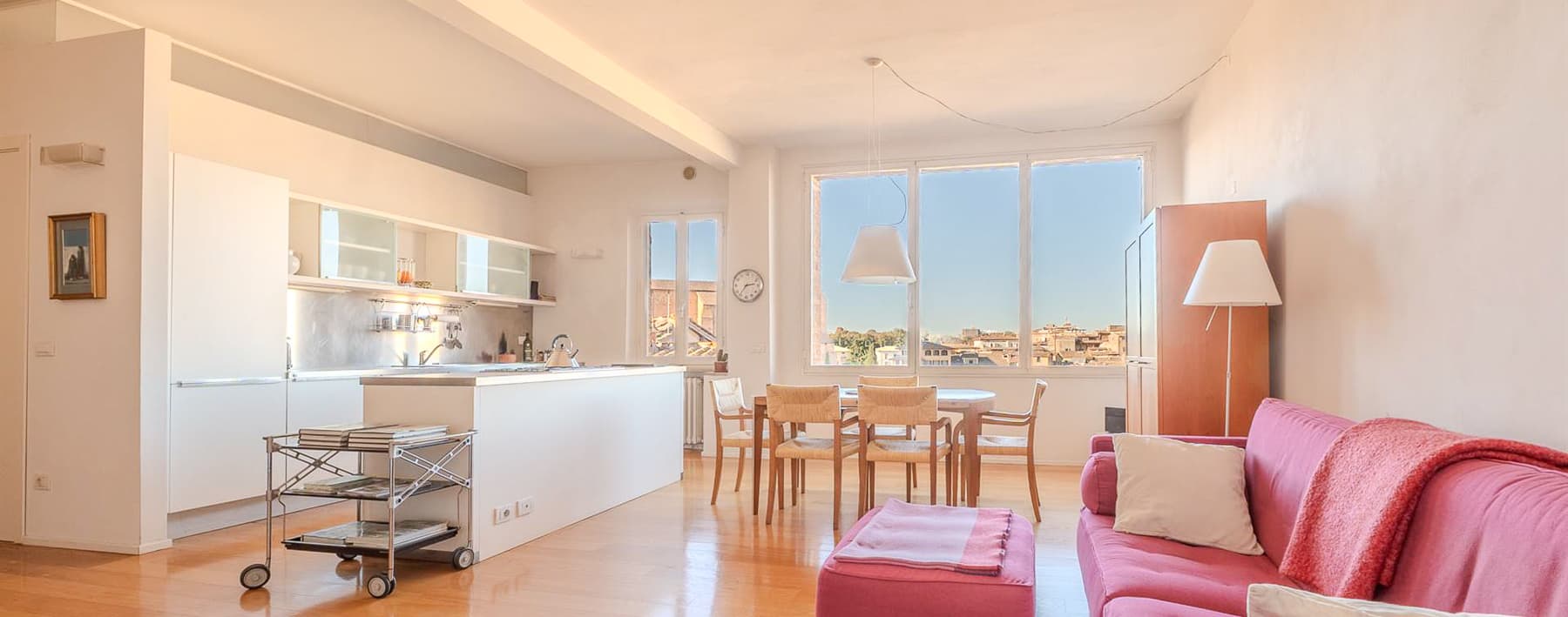 Attico panoramico nel centro storico di Siena