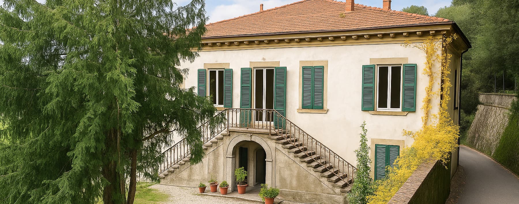 Villa esclusiva immersa nel verde di Lucca, Toscana