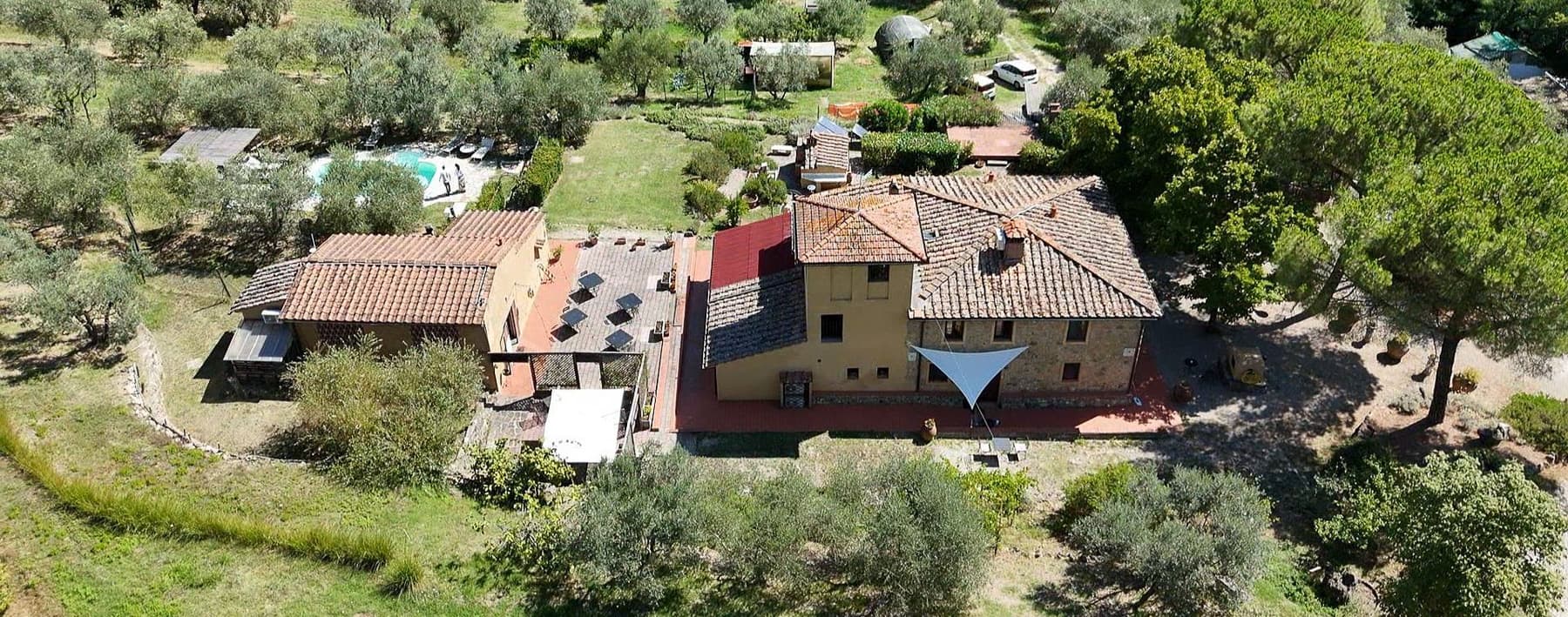 Villa panoramica con piscina a San Gimignano, Toscana