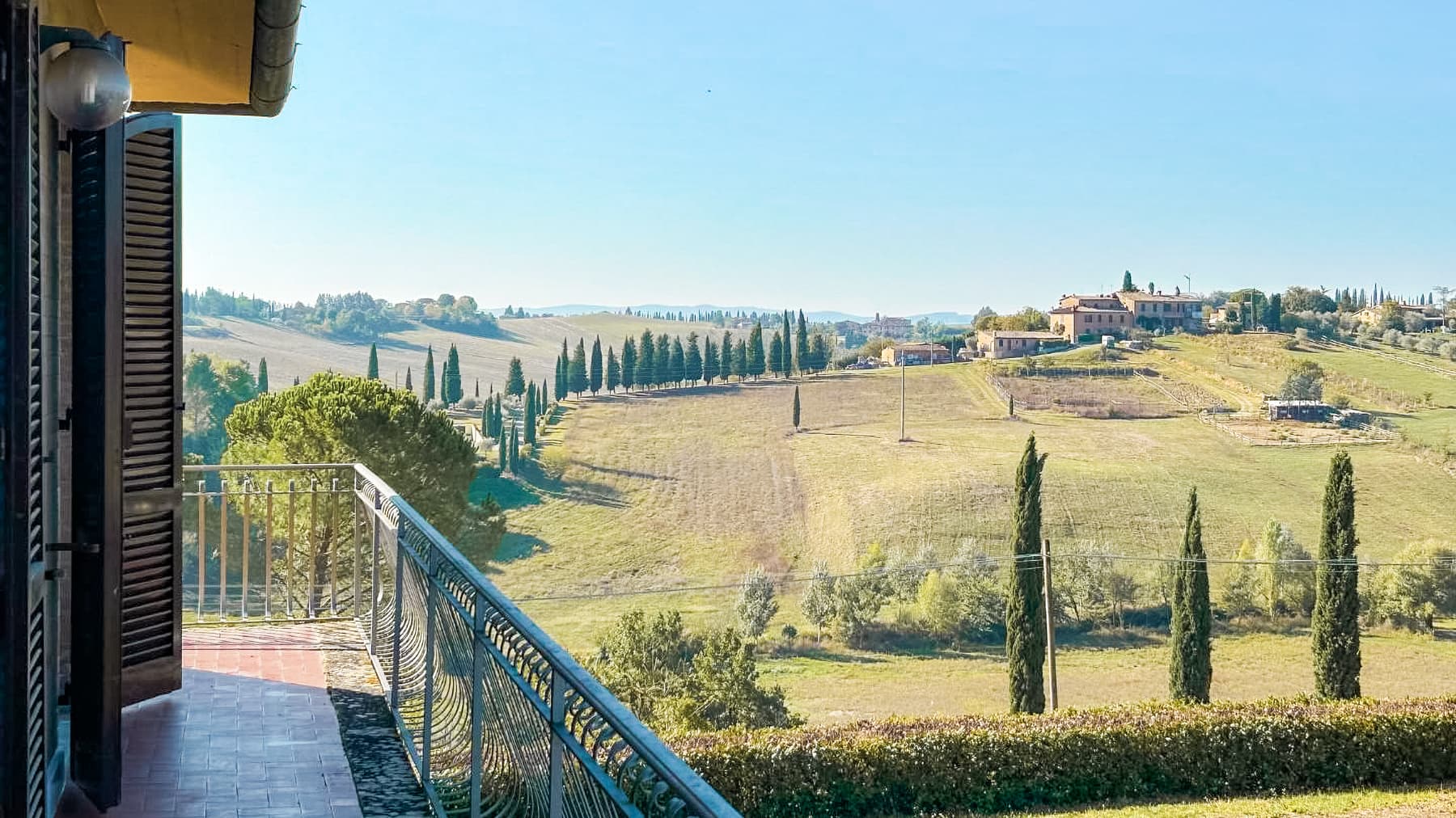 Villa con vista spettacolare su Siena, Toscana