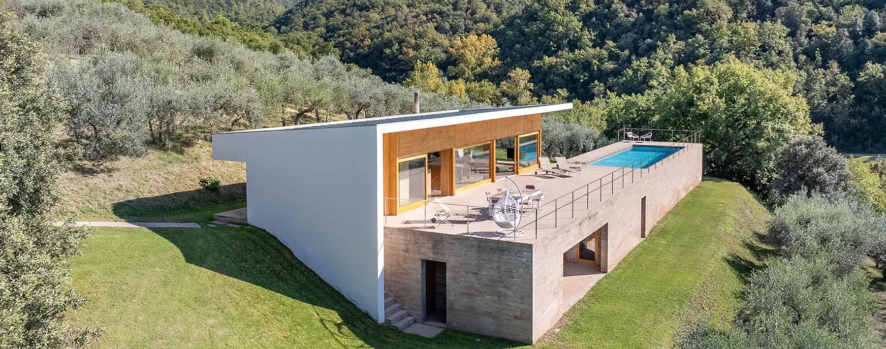 Villa di design con piscina a Deruta, Umbria