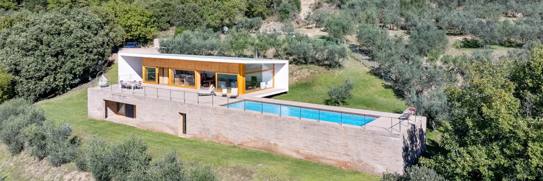 Villa di design con piscina a Deruta, Umbria