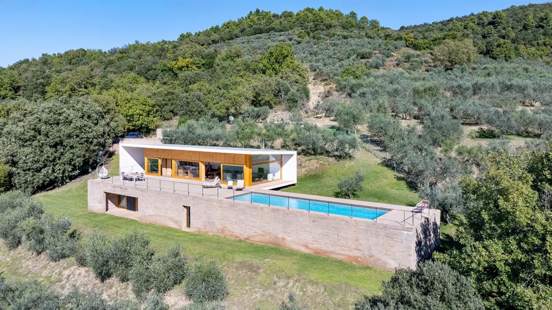 Villa di design con piscina a Deruta, Umbria