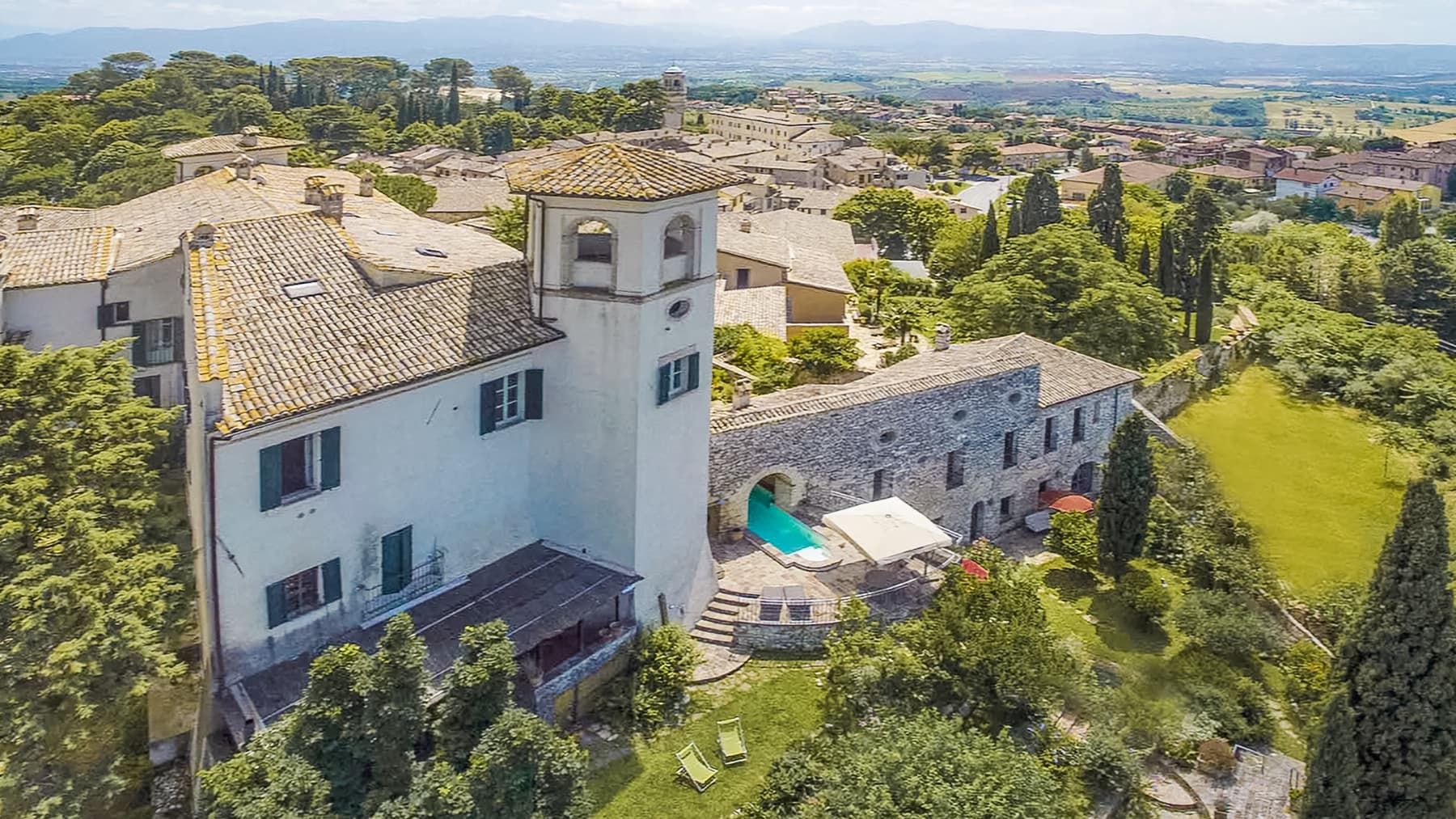 Majestic Castle in San Gemini, Umbria's Scenic Beauty