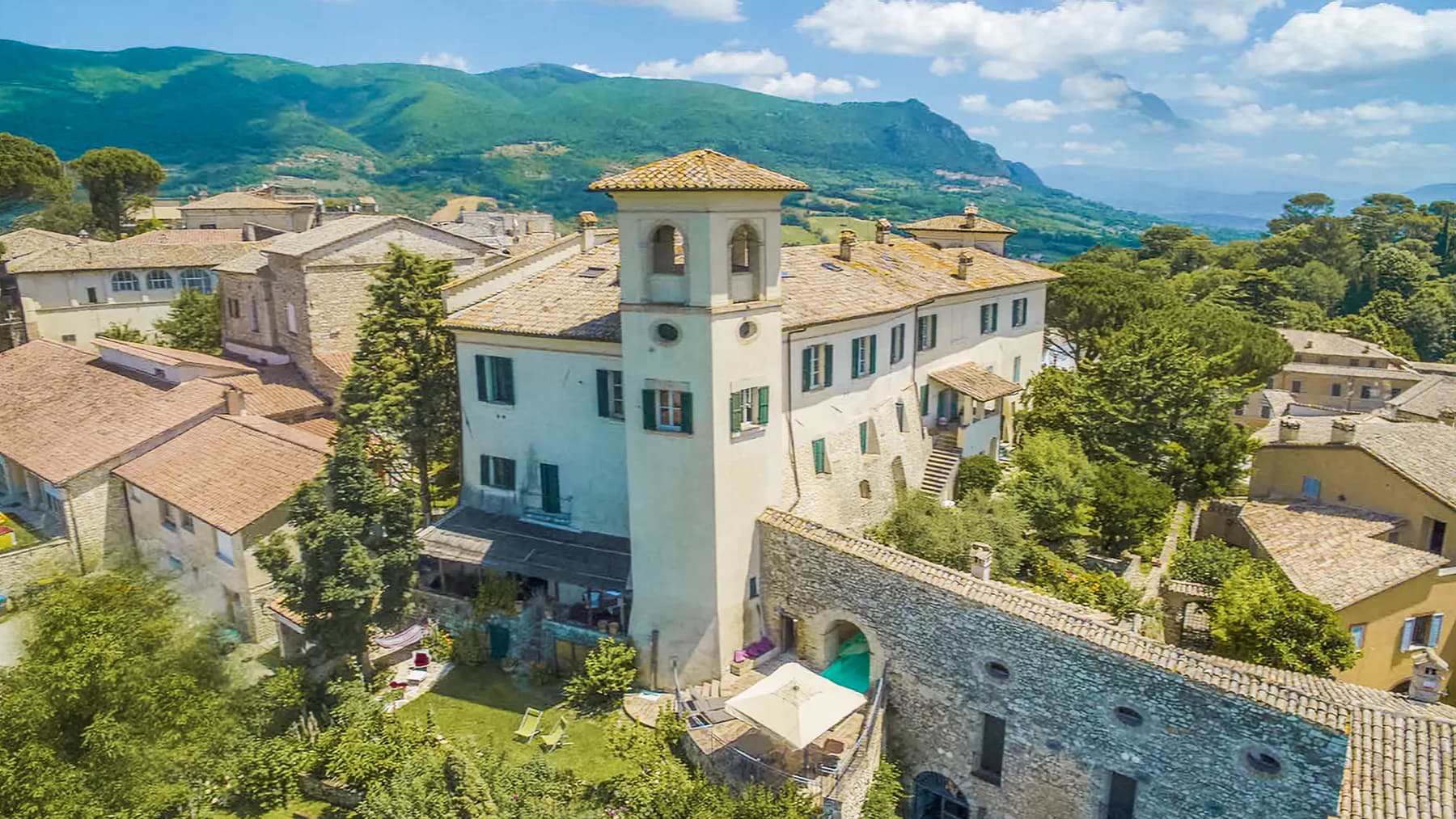 Majestic Castle in San Gemini, Umbria's Scenic Beauty