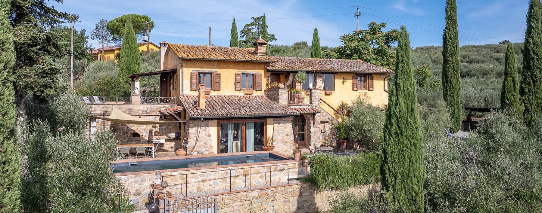 Villa con piscina e terreno a Panicale, Umbria