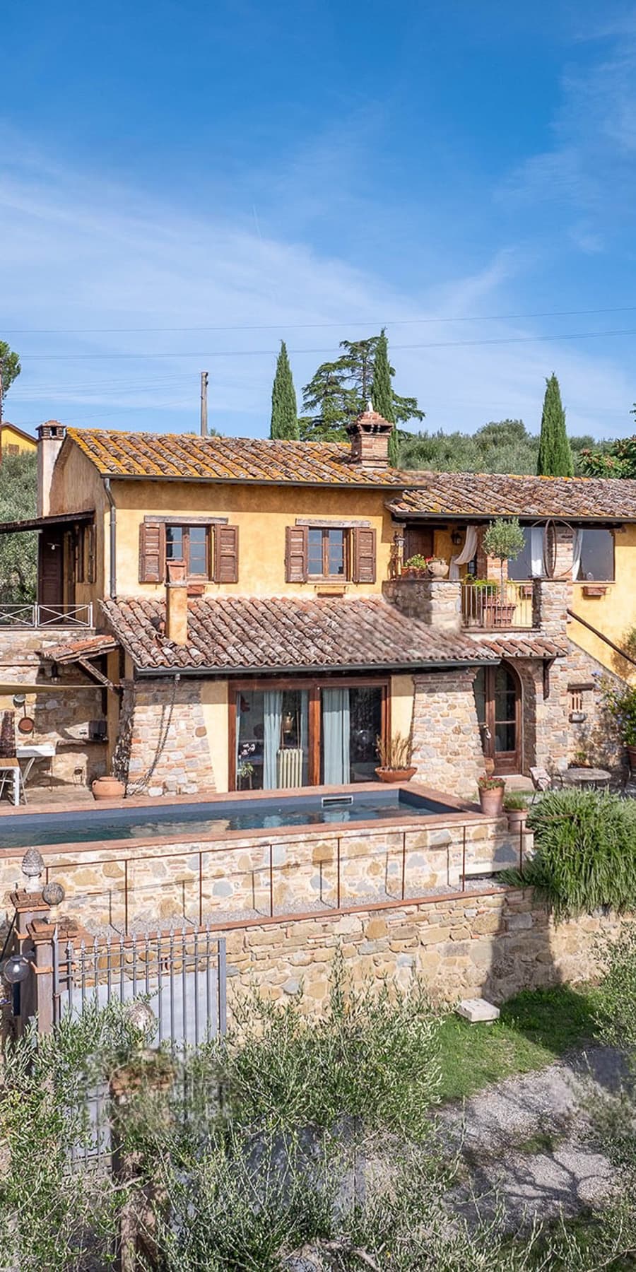 Villa con piscina e terreno a Panicale, Umbria