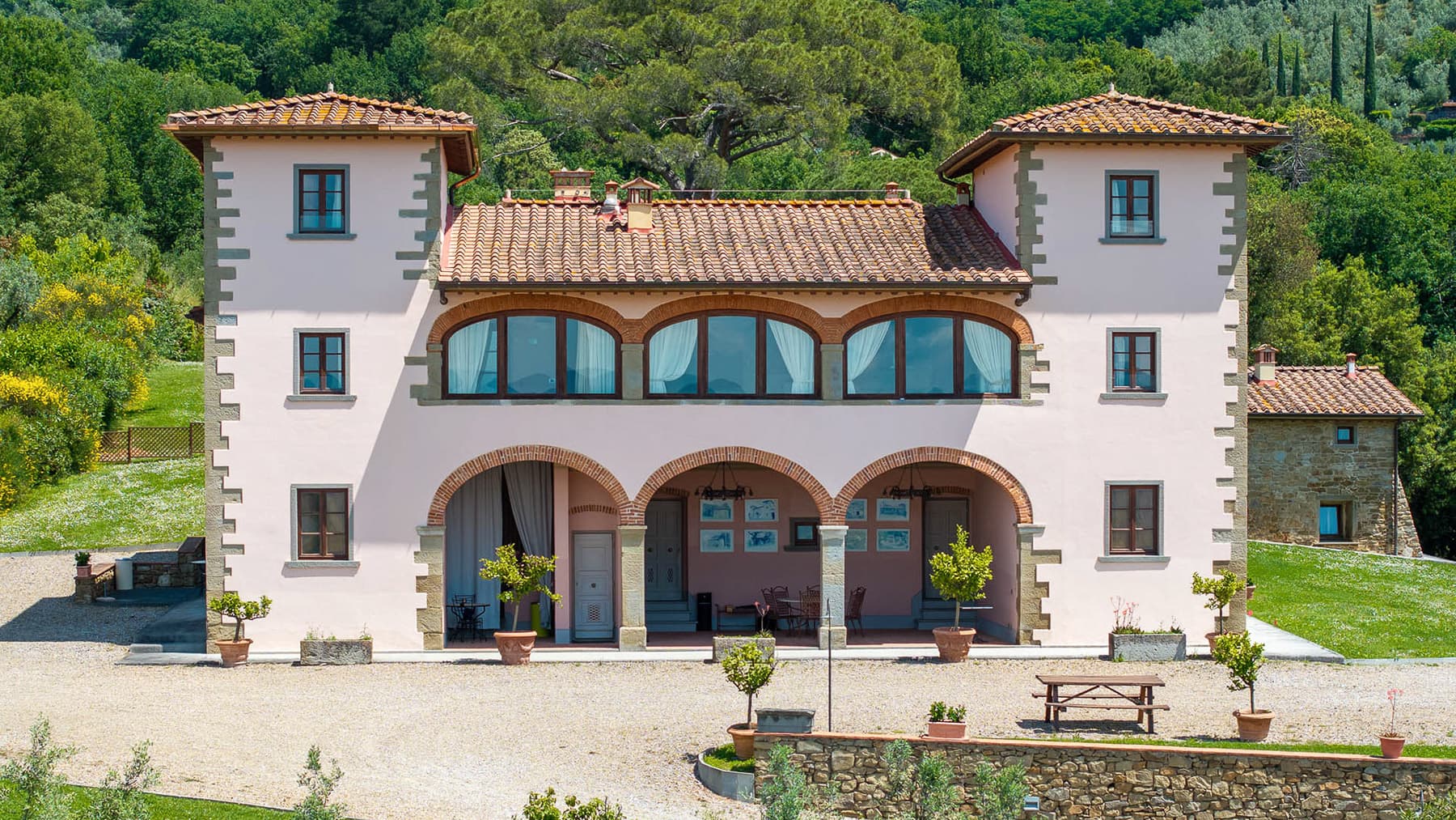 Villa Leopoldina storica in Toscana, Loro Ciuffenna