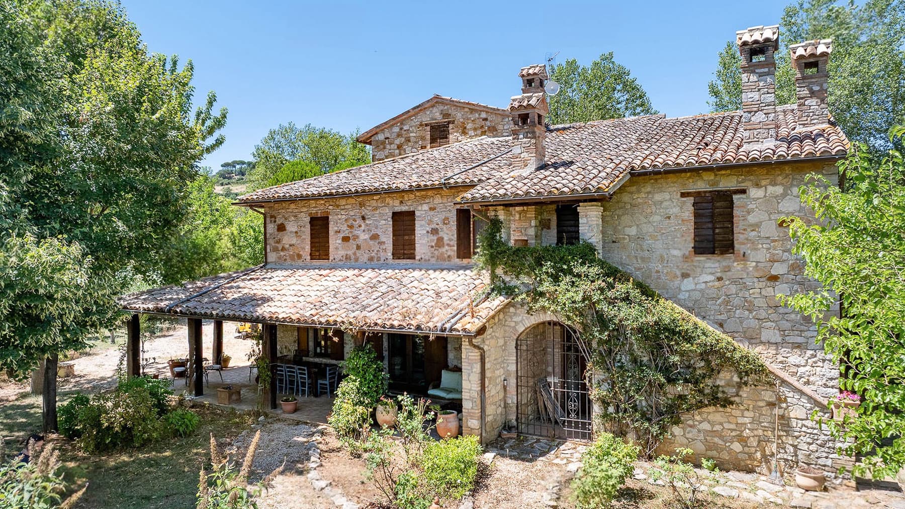 Villa con vista mozzafiato su Todi e colline umbre
