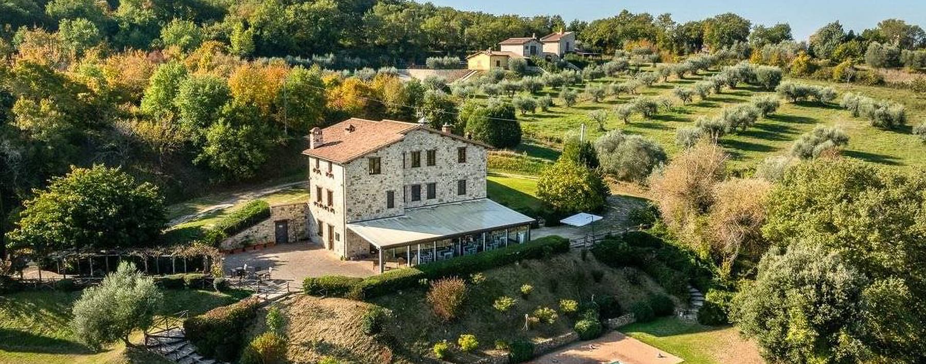 Villa panoramica a San Venanzo, cuore dell'Umbria