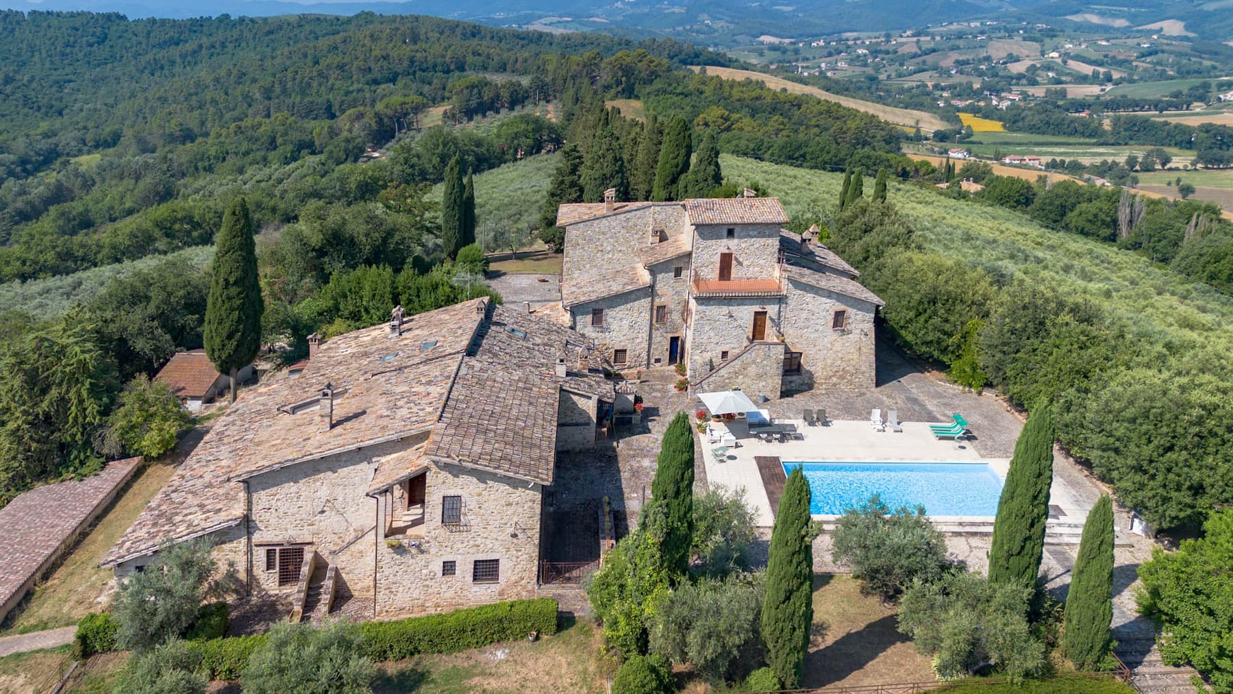 Tenuta storica Poggio del Vescovo a Spoleto, Umbria