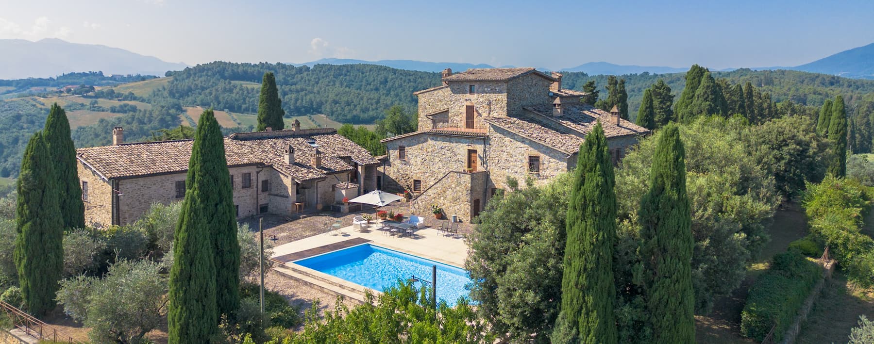 Tenuta storica Poggio del Vescovo a Spoleto, Umbria